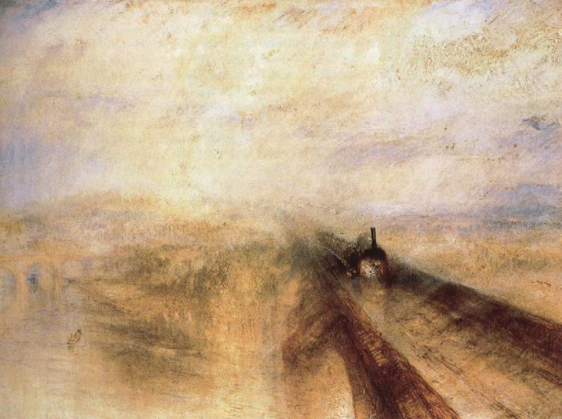 Joseph Mallord William Turner Rain,Steam and Speed-the Great Western China oil painting art